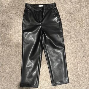 Aritzia Faux Leather Pants Size 0S